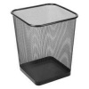 Drôtený kôš hranatý, čierny 20l