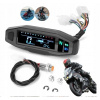 Univerzálny digitálny motocyklový rýchlomer, sada indikátorov LCD displej