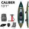 Aqua Marina Rybársky kajak Caliber - green