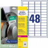 Avery-Zweckform L7911-10 45.7 x 21.1 mm polyethilenová fólie biela 480 ks trvalé Fóliové etikety laser, kópie; L7911-10