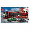Stavebnica LEGO CITY 60445 F1 Kamión s pretekárskymi autami RB20 a AMR24