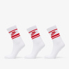 Ponožky Nike Sportwear Everyday Essential Crew 3-Pack Socks White/ University Red L L