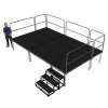 Power Dynamics Kompletné pódium 5x3m - výška 50-53cm vrátane schodov a zábradlia