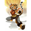 CUKROVÁ TLAČ jedlý obrázok na tortu Cukrová hmota Kung Fu Panda Tigrica #11