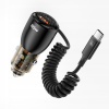 Toocki Nabíjačka do auta 110 W USB A*1 USB C*1 s rozťahovacím káblom