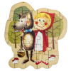 Dřevěné puzzle - Červená Karkulka, 26 ks