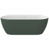 Ravak Volně stojící vana Freedom Wall II Tec 170x87 cm akrylát levá i pravá grey green CC71200000
