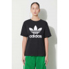 Tričko adidas Originals Trefoil Tee dámske, čierna farba, IR9533