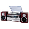 Trevi TT 1072 Gramofón s priamym pohonom Čierna, Strieborná Poloautomatické (TT 1072 E BLACK)