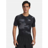Tričko Under Armour HG Armour Printed SS-BLK krátky rukáv 3XL