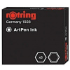 Rotring Inkoustové bombičky Art Pen černé, 6 ks