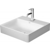 Duravit DuraSquare umývadlo 50x47 cm obdĺžnik klasické umývadlo-umývadlo na nábytok biela 2353500041