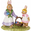 Villeroy & Boch Bunny Tales veľkonočná dekorácia, zajačiky s košíčkom 14-8662-6332