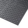Čierna gumová protišmyková obojstranná rohož Multi Mat II - dĺžka 91 cm, šírka 122 cm, výška 0,95 cm