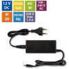 Napájací zdroj McLED Napájací adaptér 60W, DC12V/5A, IP20, čierny plast, s vidlicou (ML-732.066.11.0)