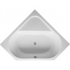 DURAVIT D-Code akrylátová rohová vaňa s odtokom v strede (vytvarovaný sklon na oboch stranách), 1400 x 1400 mm, 700137000000000