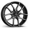 Alu disk DEZENT TO dark 7x17, 5x108, 63.4, ET50 Black/polished