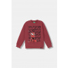 Detská mikina United Colors of Benetton 3EB5C10RM.G.Seasonal červená 140