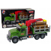 Lean Toys Nákladné auto so žeriavom na prepravu dreva