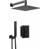 Concealed shower set with thermostatic BOX