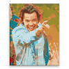 Maľovanie podľa čísel - Harry Styles 03 - 80x100 cm, bez dřevěného rámu - výroba CZ