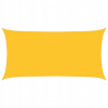 Slnečná plachta, 160 g/m², žltá, 3x6 m, HDPE
