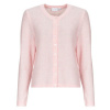 Vila Vesty bez rukávov/Cardigany VILORY O-NECK L/S KNIT Ružová