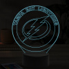 Beling 3D lampa,Tampa Bay Lightning, 16 farebná 9FGH5W
