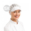 Whites Chefs Clothing Whites čiapka so šiltom a sieťkou biela Počet kusů v sadě: 5