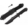 Foxter Vojenský survival nôž s kresadlom, 31 cm