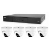 Kamerový set 1x NVR AVH2109AX a 4x 2MPX IP Dome kamera DGM2203ASVSEP + 4x