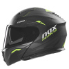 Helma NOX N968 ULTRA černá matná/žlutá fluo - L
