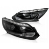 PREDNÉ SVETLÁ PRE FORD FOCUS 3 MK3 11-14 ČIERNE LED