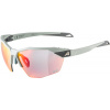 ALPINA Cyklistické okuliare TWIST SIX HR smoke-grey matt QV