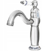 Retro kúpeľňový umývadlový faucet stojaci chróm