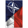CUKROVÁ TLAČ jedlý obrázok na tortu Cukrová hmota Vlajka Poľský Poľsko NATO + MENO