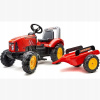 Červený kompresný traktor pre pedále s prívesom (Červený kompresný traktor pre pedále s prívesom)
