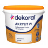 Latexová farba na steny Dekoral 3 l snehobiela matná