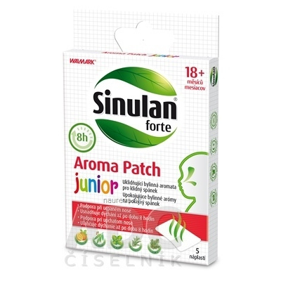 EUROSIREL SpA WALMARK Sinulan forte Aroma Patch junior náplasť 1x5 ks 5 ks