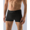 GINA pánské boxerky kratší nohavička, bezešvé, jednobarevné Bamboo PureLine 53004P - černá L/XL, vel. L/XL, černá