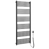 Sapho Metro-E - Vykurovacie teleso 60x162 cm, 800 W, matná čierna ME616B