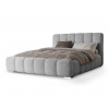Wilsondo Čalúnená manželská posteľ s úložným priestorom Velo 160x200 - sivá Anthology