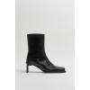 Kožené členkové topánky Miista Brenda dámske, čierna farba, na podpätku, MI_3429 MI.3429 EUR 40