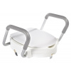WC sedátko zvýšené 10cm, s madlami, biele