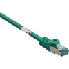 Renkforce RF-5224646 RJ45 sieťové káble, prepojovacie káble CAT 6A S/FTP 10.00 m zelená s ochranou, samozhášavý 1 ks; RF-5224646