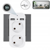 SKRYTÁ ŠPIONÁŽNA KAMERA ROZBOČOVAČ ADAPTER NABÍJAČKA FULL HD WIFI