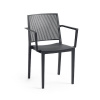 Rojaplast 441950 Křeslo GRID ARMCHAIR - antracit