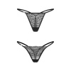 Clara 2-pack tangá S/M - Obsessive Clara 2-pack Thong Black