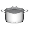 G21 Hrniec G21 Gourmet Miracle s cedníkom 28 cm s pokrievkou nerez/greblon 60022155