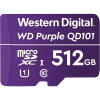 WD MicroSDXC karta 512 GB Purple WDD512G1P0C Class 10 (R:100/W:60 MB/s)